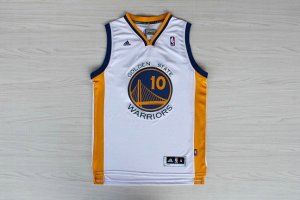 Maillot De Basket Golden State Warriors David Lee 10 Tissus Sportif Fans Edition Blanc